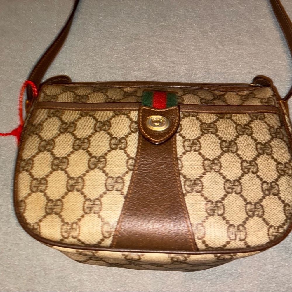 Gucci Monogram Crossbody bag Sherry line Hot Bag! Authentic Great Condition - Picture 11 of 16